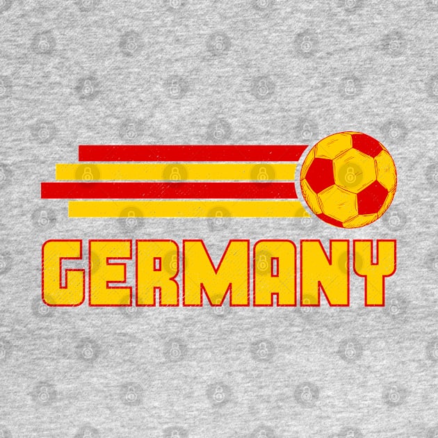 Germany Football Retro Vintage by Ruffeli